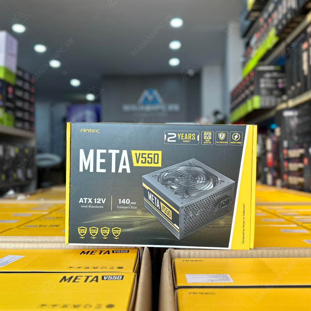 Nguồn máy tính Antec Meta V550 – 550W hàng chính hãng bảo hành 3năm