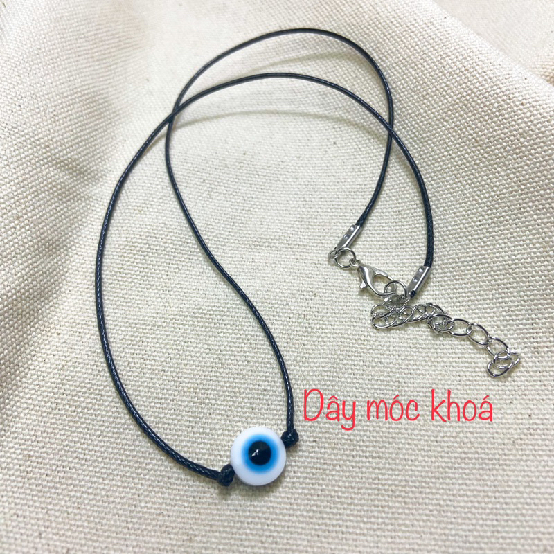 Vòng  cổ Evil Eye dây da thời trang