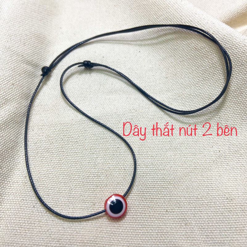 Vòng  cổ Evil Eye dây da thời trang