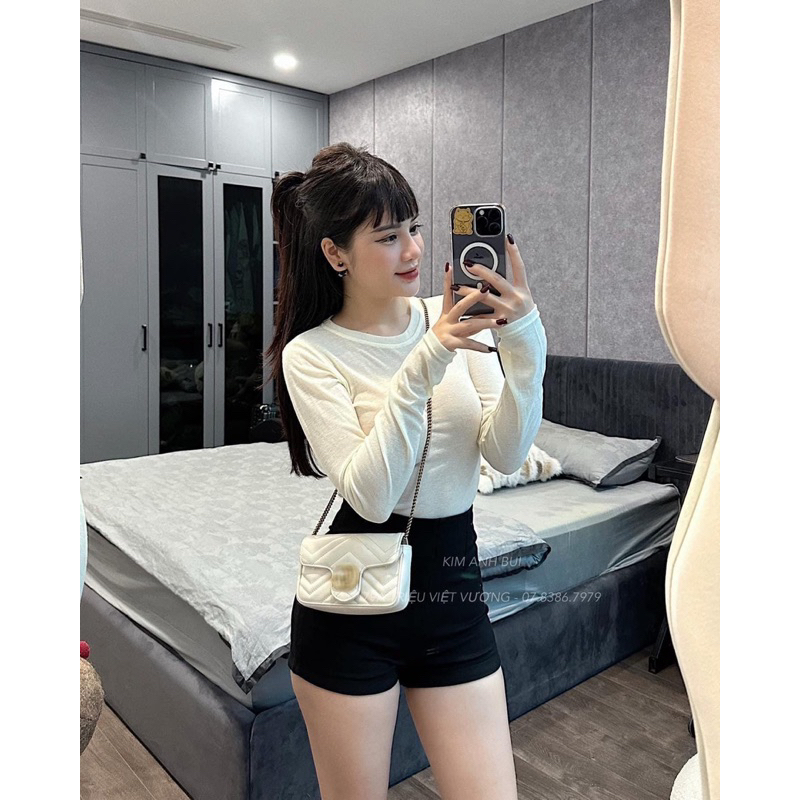 Áo thun trơn tay xỏ ngón basic