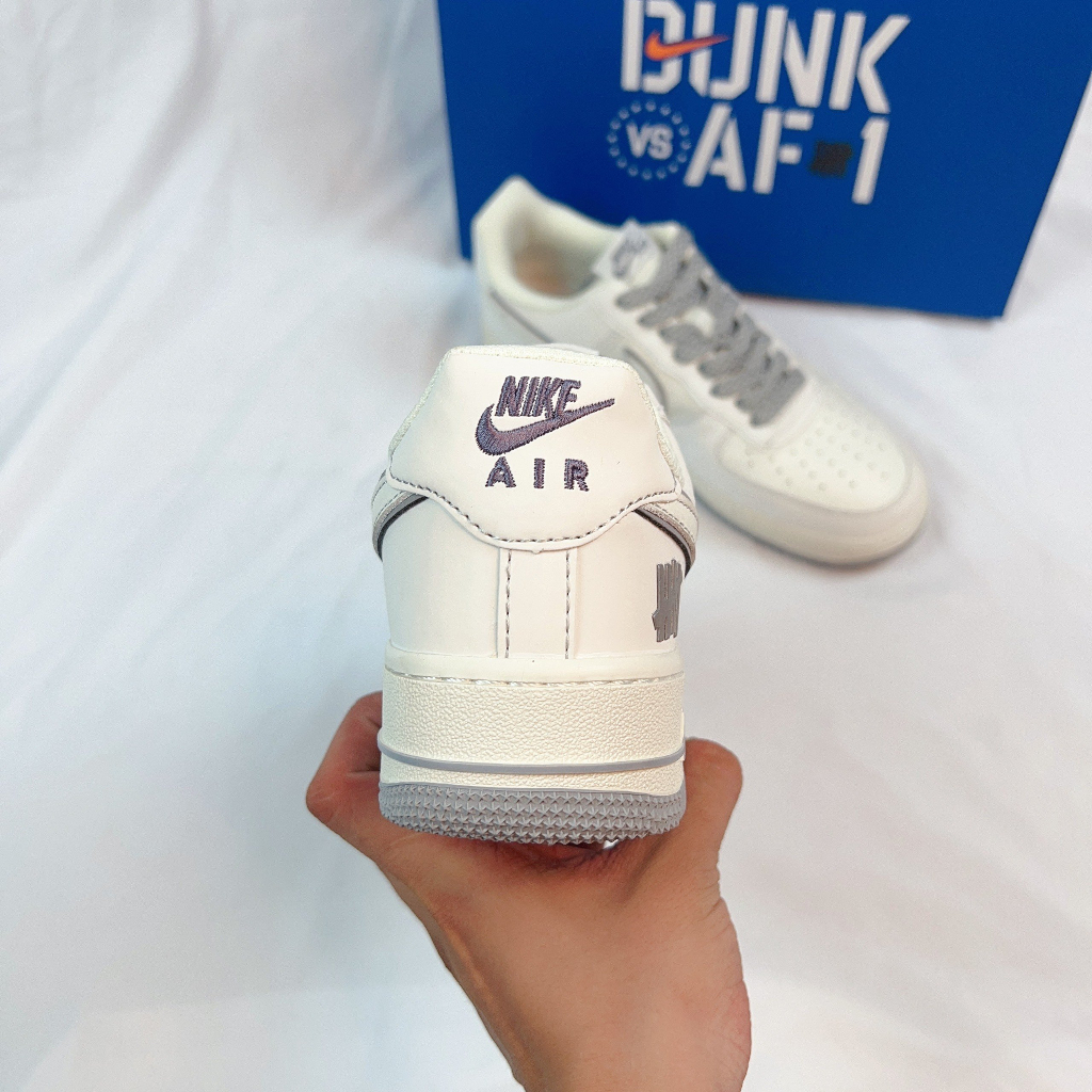 Giày Thể Thao Af1 Trắng Be Bút Bi Mới 2023 Air Force Low Dunk White Crem Full Box
