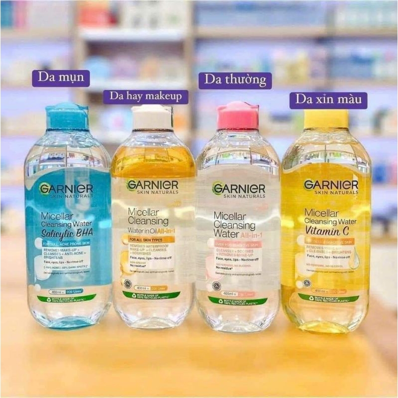 Nước tẩy trang Garnier