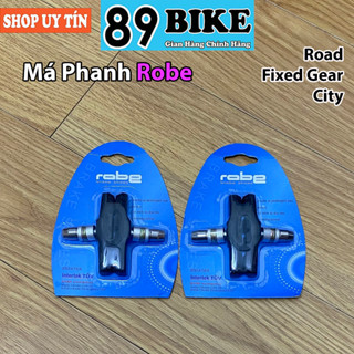 (1 Cặp) Má Phanh Cao Su Xe Đạp Robe Xịn ROAD / FIXED GEAR / CITY - Má Phanh Xe Đạp Thể Thao