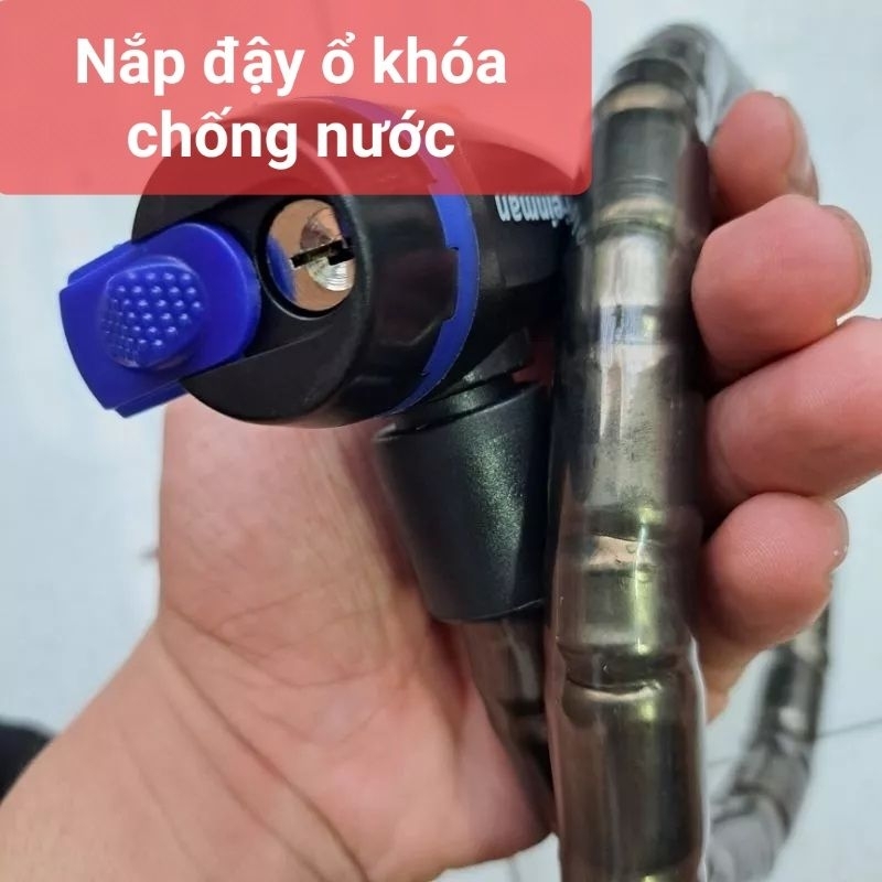 KHÓA DÂY THÉP KHÚC CHỐNG TRỘM 1 MÉT