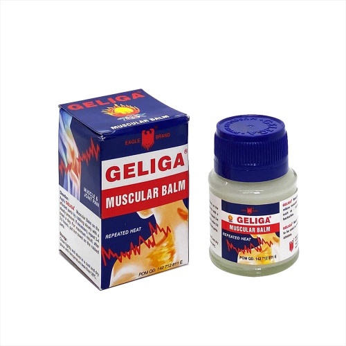Dầu cù là lửa Geliga Muscular Balm Indonesia, giảm đau nhức xương khớp chuẩn chính hãng