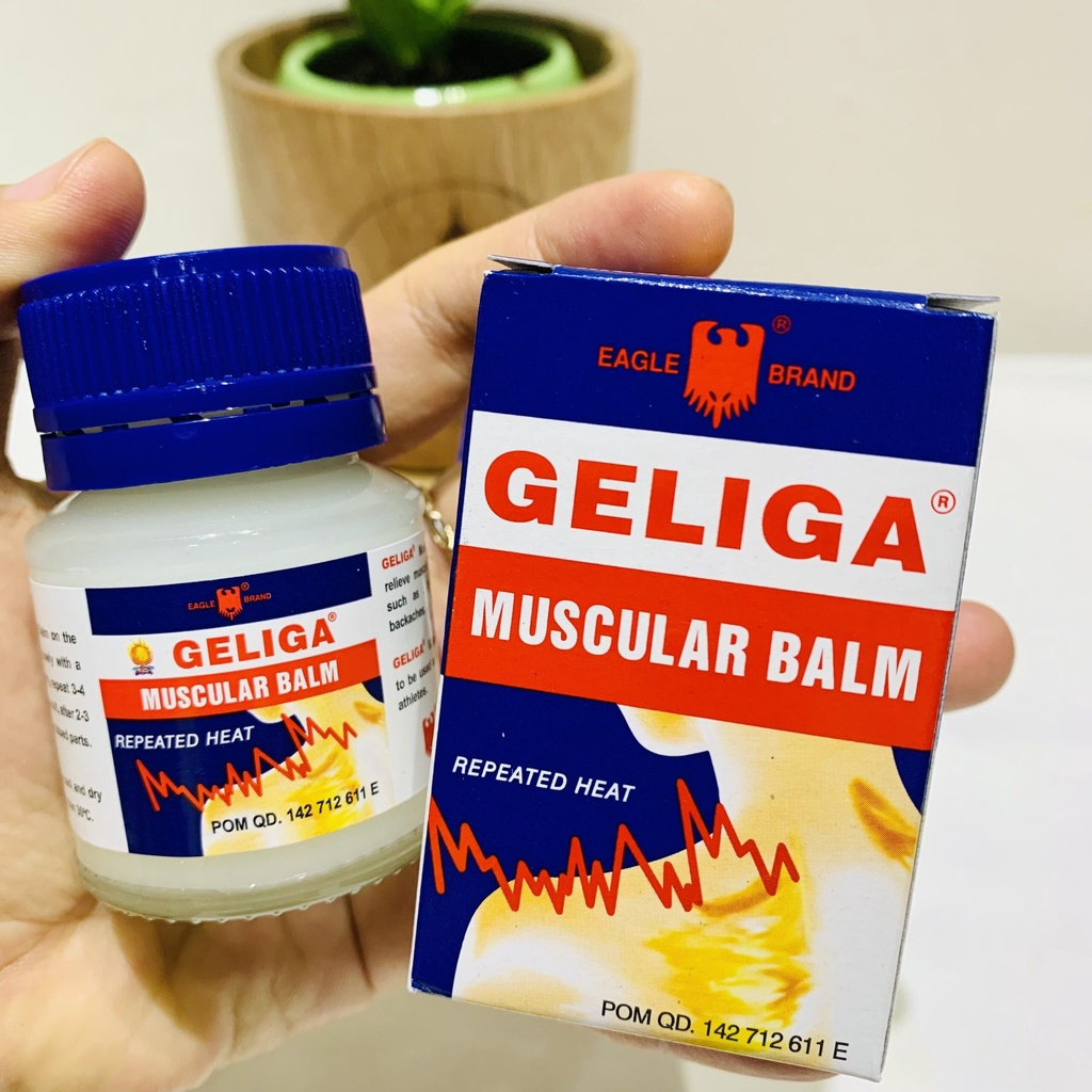 Dầu cù là lửa Geliga Muscular Balm Indonesia, giảm đau nhức xương khớp chuẩn chính hãng