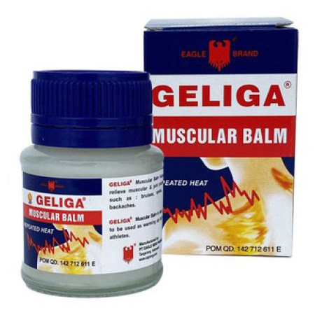 Dầu cù là lửa Geliga Muscular Balm Indonesia, giảm đau nhức xương khớp chuẩn chính hãng