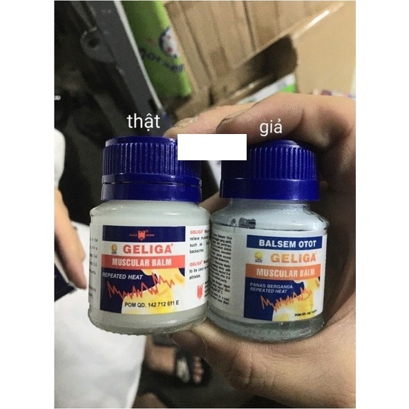 Dầu cù là lửa Geliga Muscular Balm Indonesia, giảm đau nhức xương khớp chuẩn chính hãng