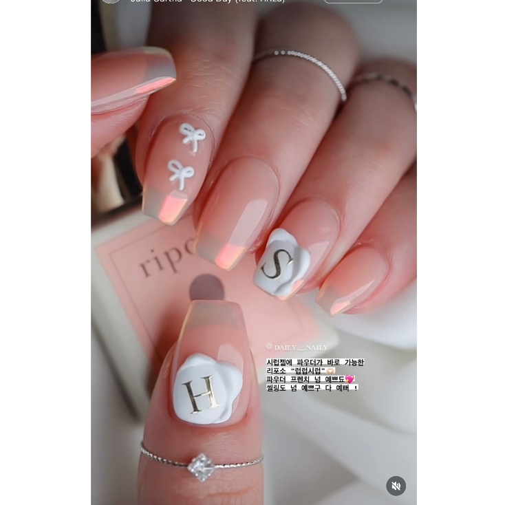 Sticker dán móng tay lụa in 3D sắc nét loại đẹp