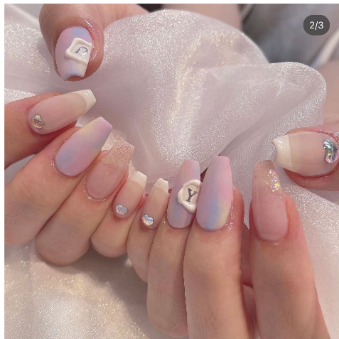 Sticker dán móng tay lụa in 3D sắc nét loại đẹp