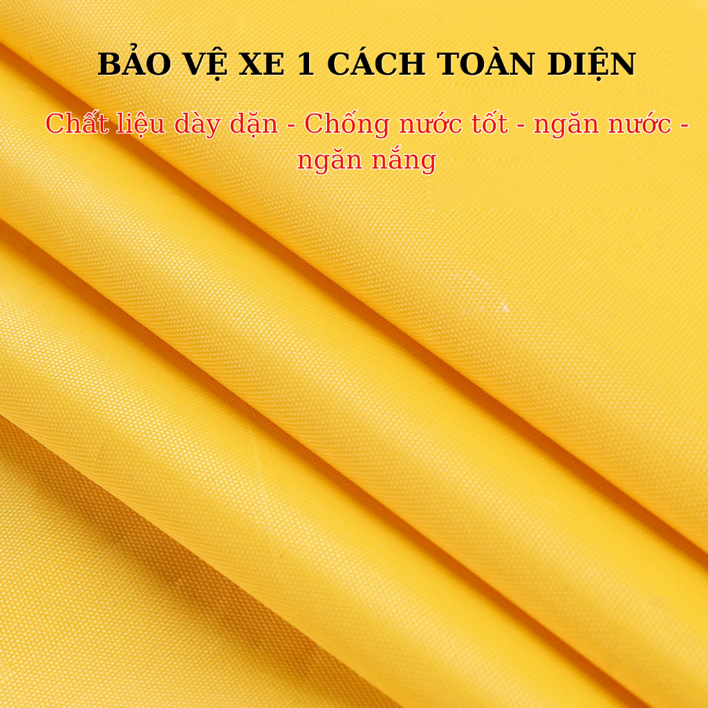 Bạt trùm xe máy ngoài trời chất liệu vải dù Oxford chống uv. Bạt che xe máy chống nắng mưa và bụi