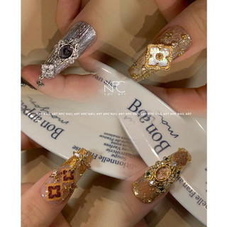 Sticker dán móng 3D hoạ tiết crom