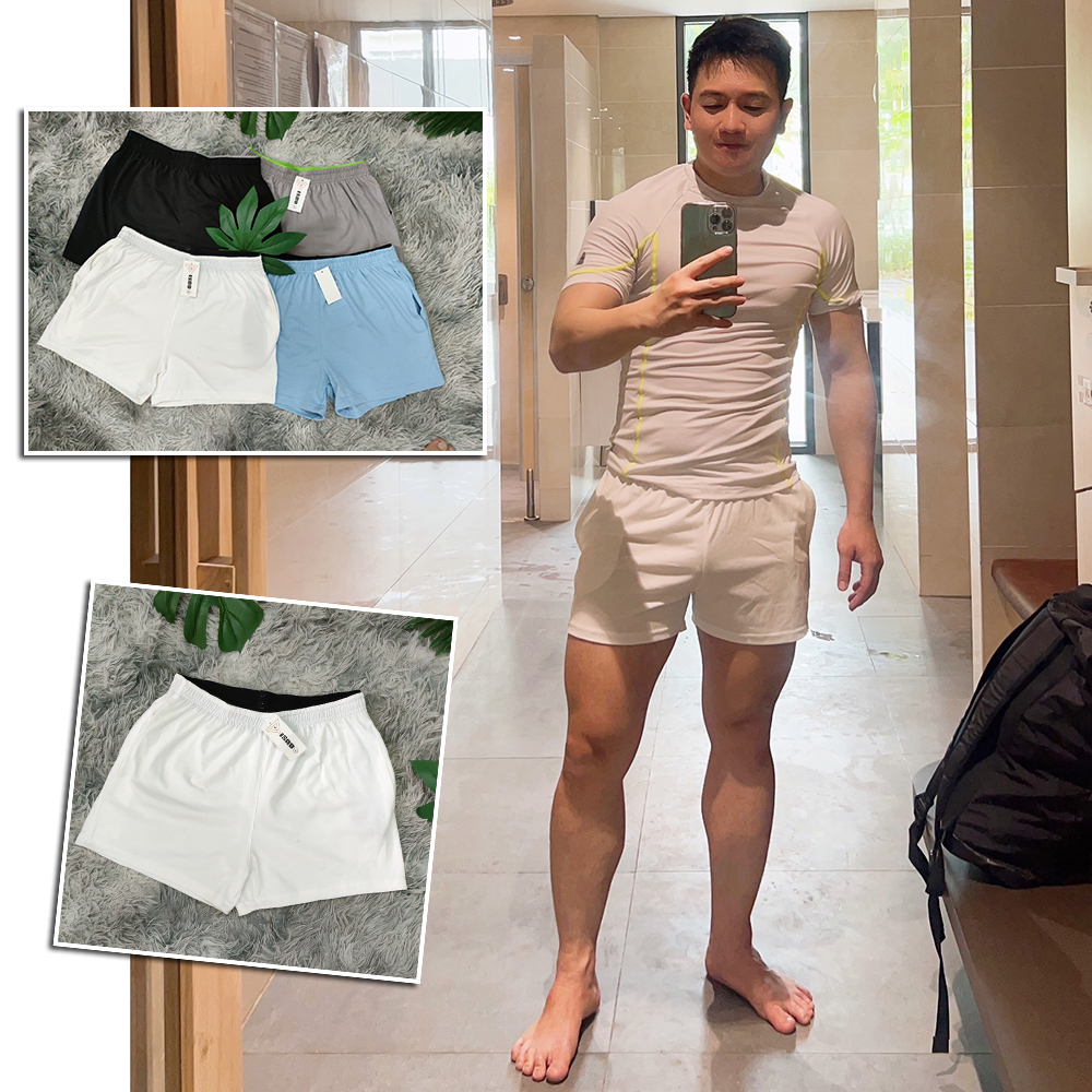 Quần đùi , quần short thun thoáng mát tránh hầm bí