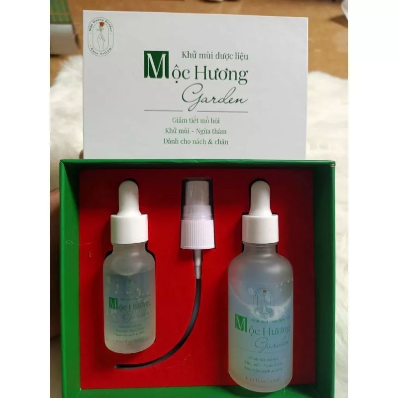 Khử Mùi Dược Liệu - Khử Mùi Hôi Nách Hôi Chân Mộc Hương Garden