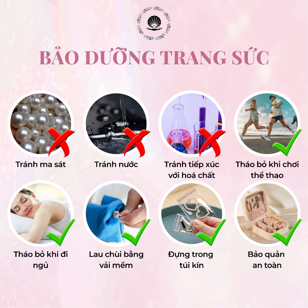 Đôi Bông Tai Nụ Màu Xám 9ly - Ngọc Trai Trường Thịnh