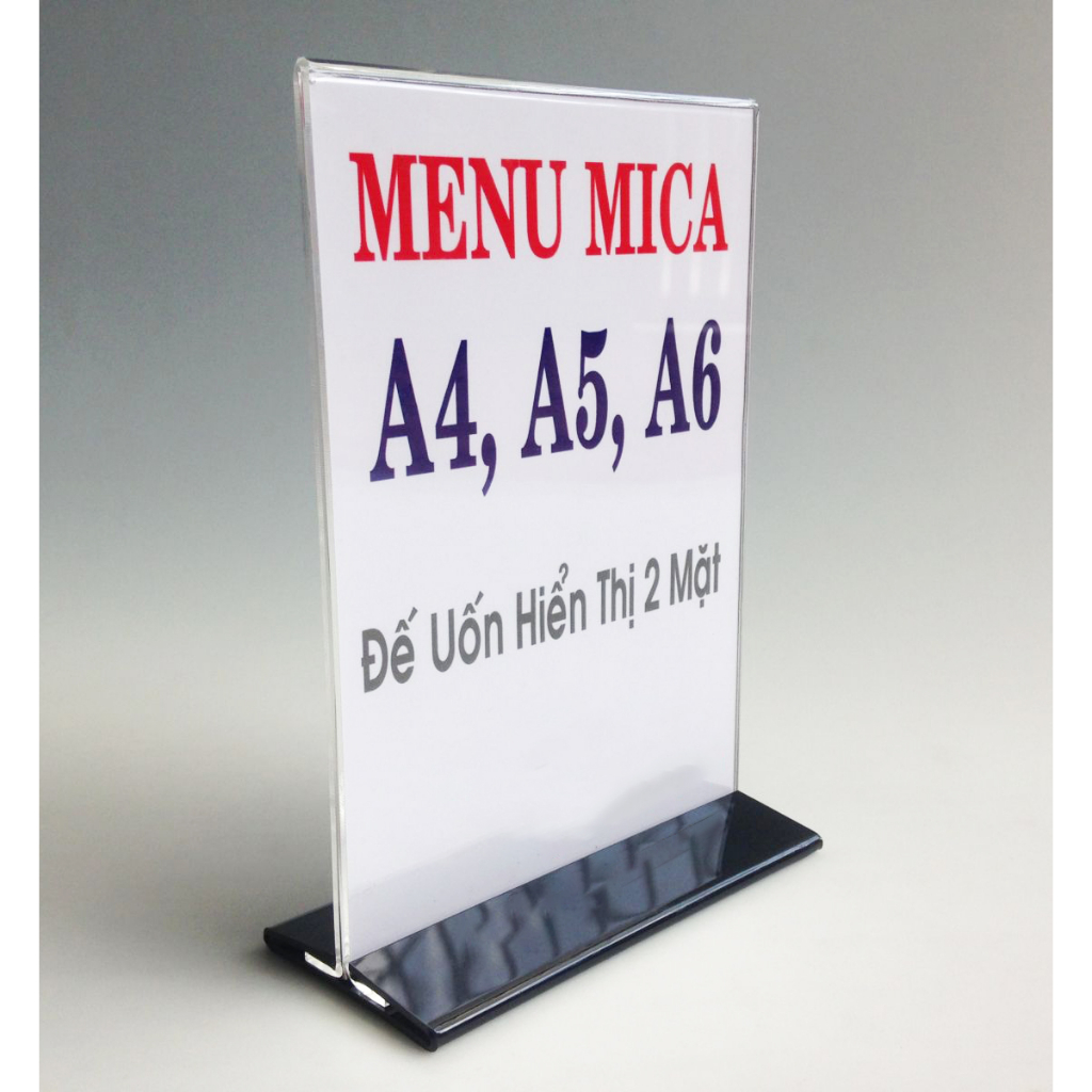 Menu để bàn - Combo 10 menu A5 giá rẻ (Kích thước 150x210mm)