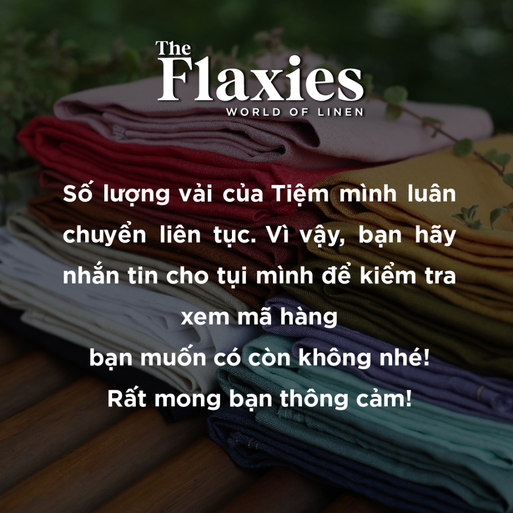LINEN STONE WASHED - Linen siêu phẩm chuẩn thị trường Châu Âu