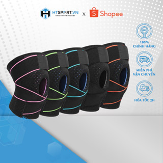 Bảo Vệ Đầu Gối, Đai Quấn Băng Bó Bảo Vệ Khớp Gối Silicon Cao Cấp Aolikes AL7908 Thể Thao Tập Gym Thủ Môn