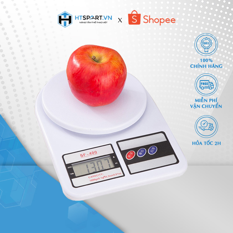 Cân Điện Tử, Cân Tiểu Ly Nhà Bếp Thực Phẩm SF400 Electronic 5KG Mini Chính Xác Cao (Kèm Pin)