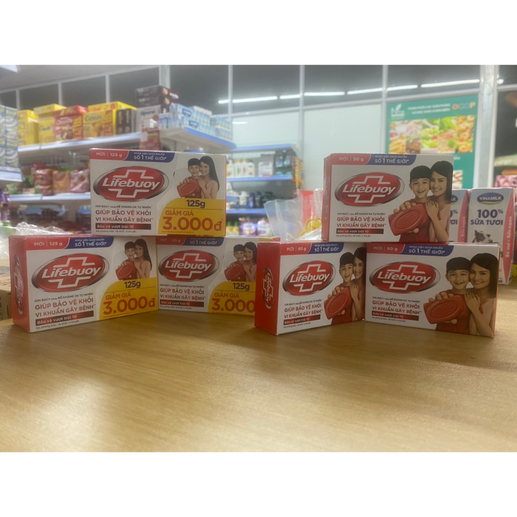 Bánh Xà Phòng Tắm Lifebuoy Bánh 90g/125g