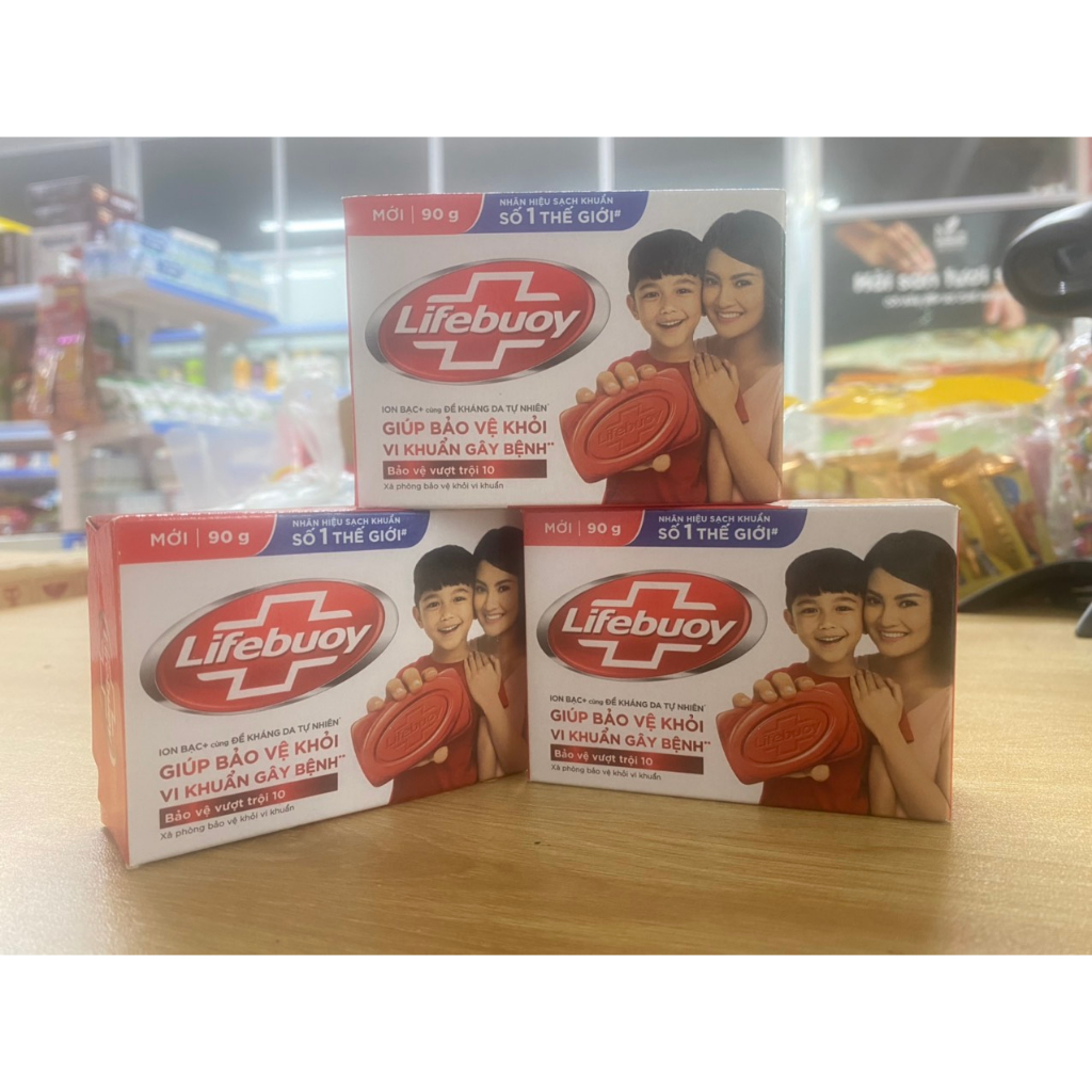 Bánh Xà Phòng Tắm Lifebuoy Bánh 90g/125g