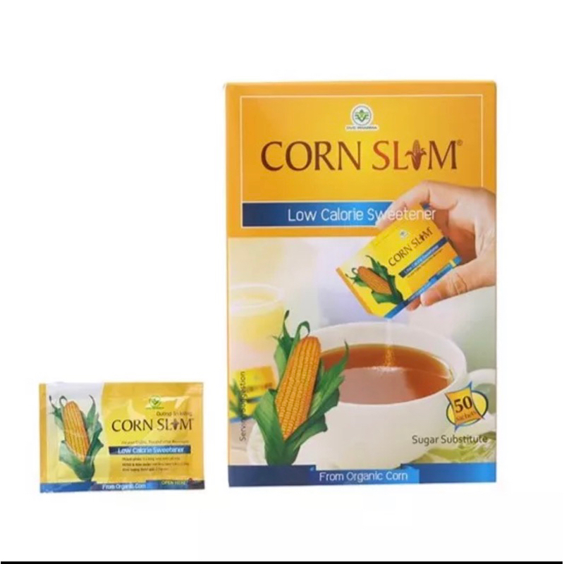 ✅ Đường bắp ăn kiêng CornSlim ( Đường Ngô Corn slim ) hộp 50 gói