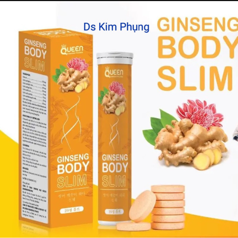 Viên giảm cân cấp tốc GINSENG BODY SLIM  giảm ngay 3_5kg sau 1 liệu trình