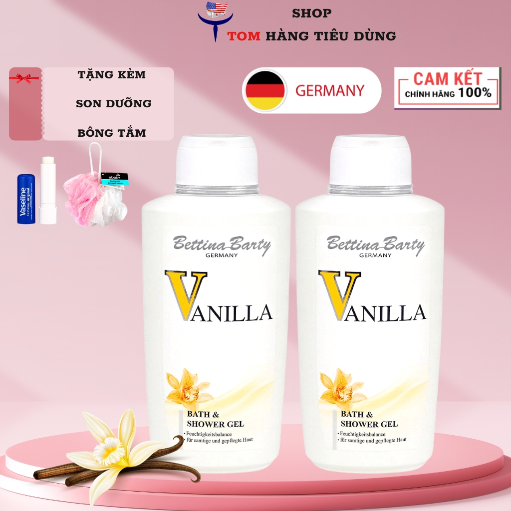 Sữa tắm Bettina Vanilla 500ml  hương vani Hàng Đức