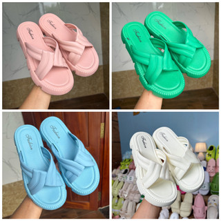 Dép thời trang nữ fashion quai xoắn đế cao 3cm