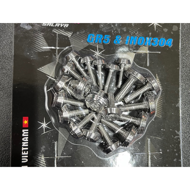 Combo full ốc inox salaya dàn áo wave 50-100-110