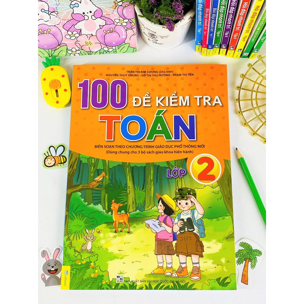 Sách - 100 Đề Kiểm Tra Toán 2 - Biên soạn theo chương trình GDPT mới - ndbooks