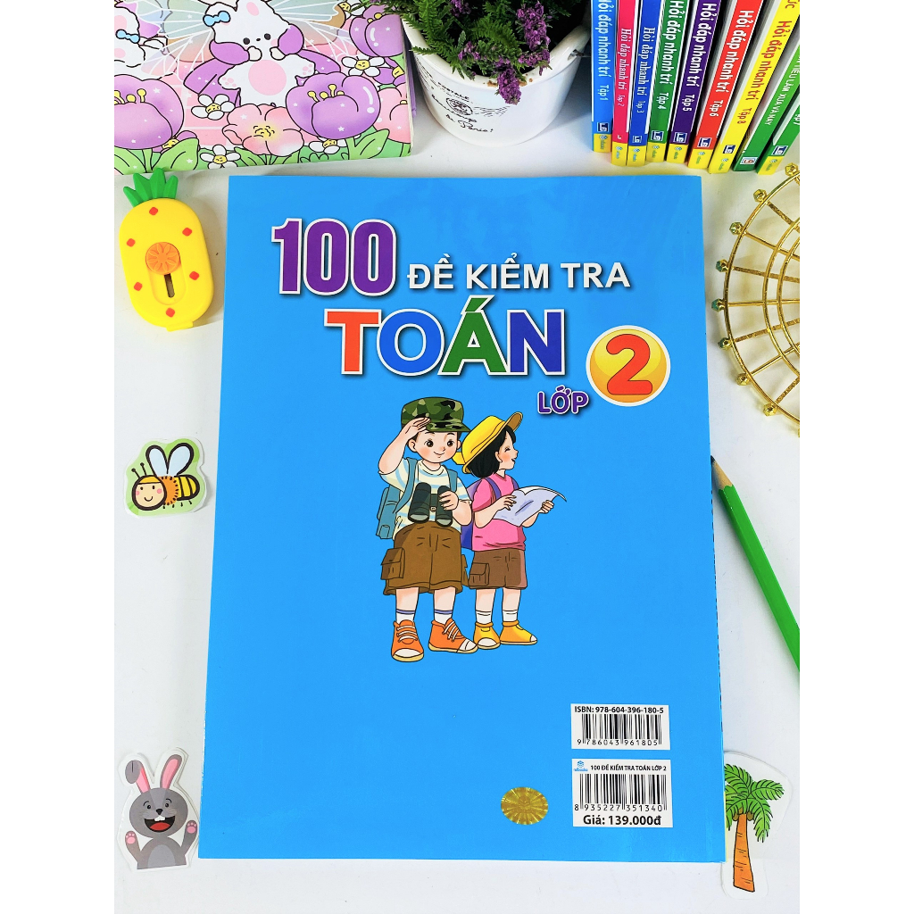Sách - 100 Đề Kiểm Tra Toán 2 - Biên soạn theo chương trình GDPT mới - ndbooks