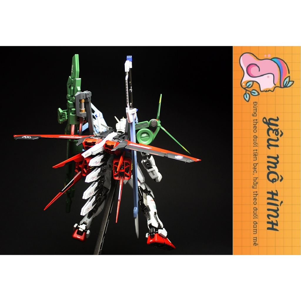 Gundam MG Perfect Strike ver.RM Tặng kèm Decal nước, Decal cà và Base trưng bày Bệ phóng