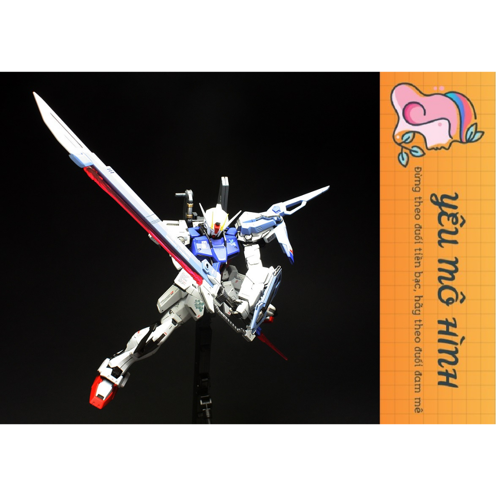 Gundam MG Perfect Strike ver.RM Tặng kèm Decal nước, Decal cà và Base trưng bày Bệ phóng