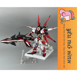 Gundam MG Astray Red Frame Kai ver.MB Tằng kèm Base trưng bày có giá đỡ vũ khí và Decal nước