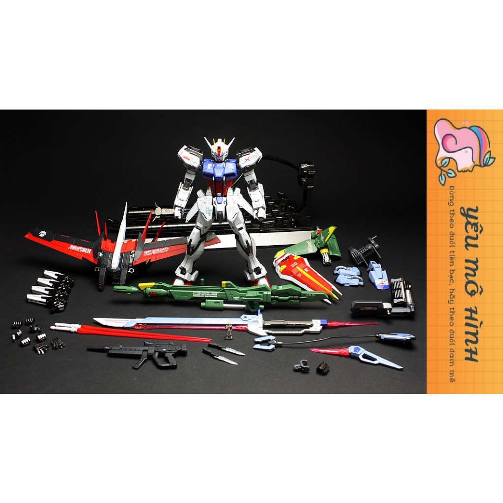Gundam MG Perfect Strike ver.RM Tặng kèm Decal nước, Decal cà và Base trưng bày Bệ phóng