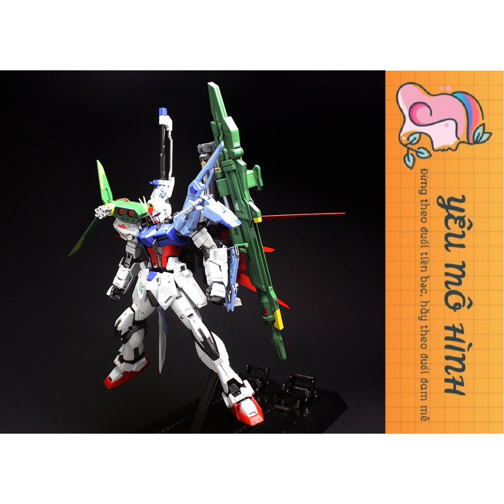 Gundam MG Perfect Strike ver.RM Tặng kèm Decal nước, Decal cà và Base trưng bày Bệ phóng