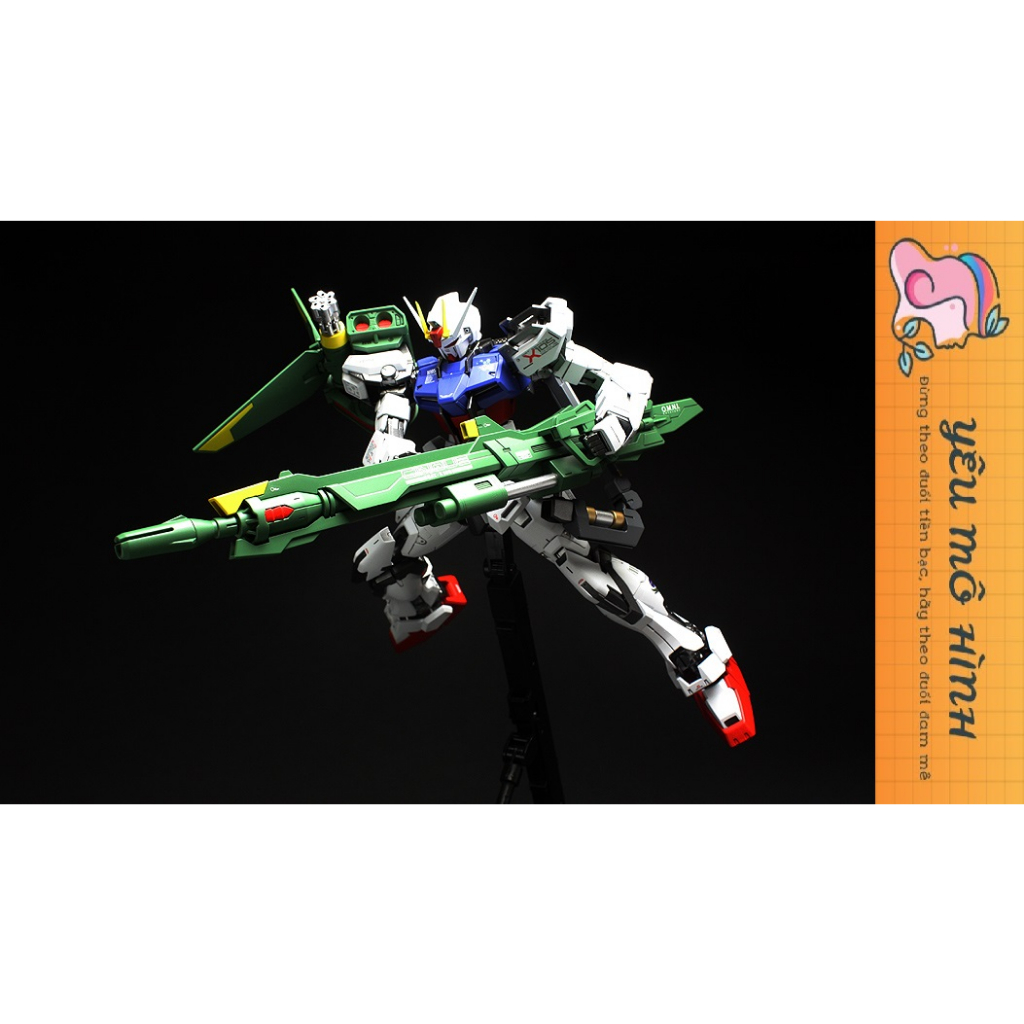 Gundam MG Perfect Strike ver.RM Tặng kèm Decal nước, Decal cà và Base trưng bày Bệ phóng