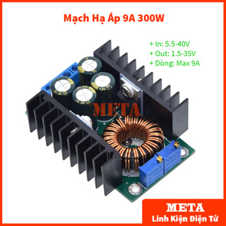 Mạch hạ áp - giảm áp 9a - 300w dc-dc 6-40v ra 1.2 - 35v