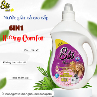 Nước giặt xả sbi thai tím hương comfor kháng khuẩn, ngăn vi khuẩn quay trở lại, lưu hương 3 tầng