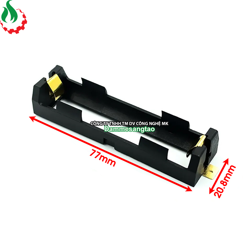 Đế pin 18650 chân SMD