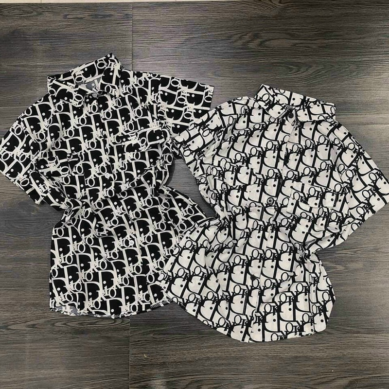 Áo sơmi voan hoạ tiết ngắn tay, Áo sơ mi tay ngắn Di Or