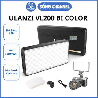 Đèn chiếu sáng quay phim ulanzi vl 200 bi color