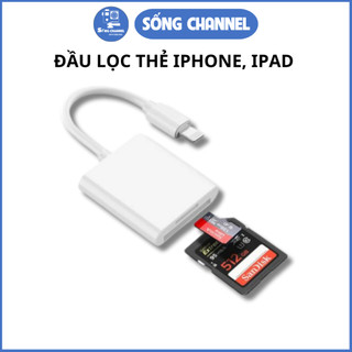 Đầu đọc thẻ nhớ SD/micro SD dùng cho điện thoại iP, tablet táo tiện lợi
