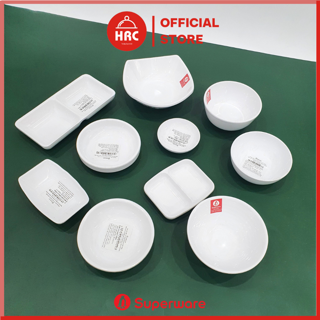 Chén Chấm Đựng Gia Vị Nhựa Phíp Melamine Superware Cao Cấp Màu Trắng