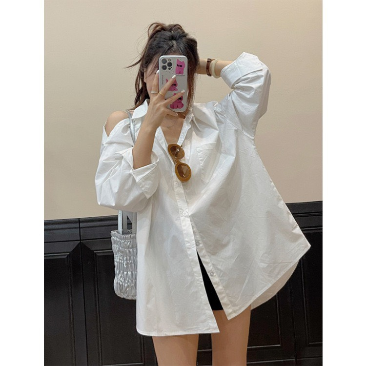 Áo sơ mi khoét vai dài tay túi ngực - Retrostyle - Aokhoetvai3469_P6K3