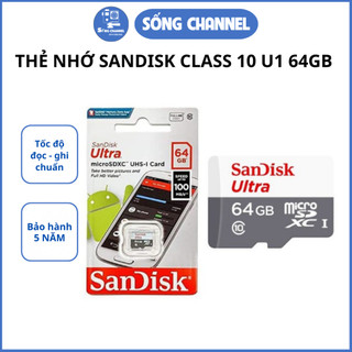 [Chính Hãng] Thẻ nhớ MicroSDXC 64GB SanDisk Ultra Class 10 533x 80MB/s