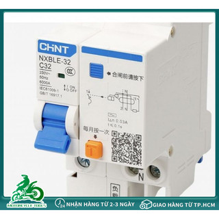 Aptomat chống rò - át chống giật 1p+n 16a~63a chint nxble 1 pha