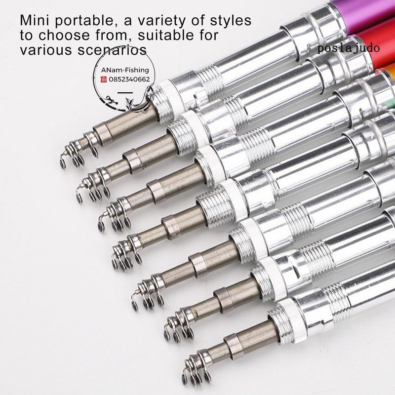 Cần câu bút máy đứng hàng loại 1 dài 1m tải cá lên tới 6kg siêu đẹp siêu bền nhét cốp xe máy y hình giá rẻ ANam-Fishing