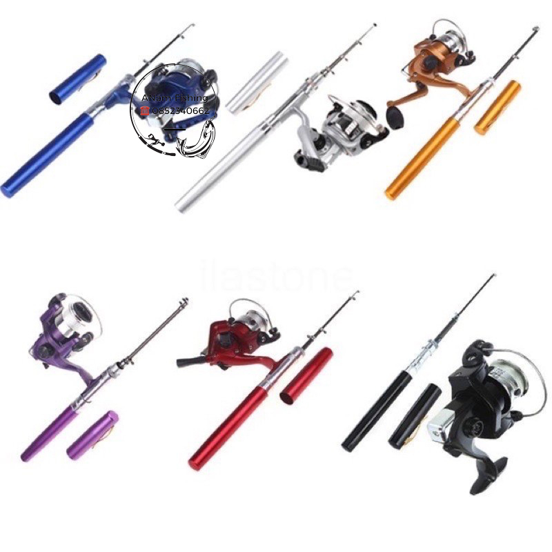 Cần câu bút máy đứng hàng loại 1 dài 1m tải cá lên tới 6kg siêu đẹp siêu bền nhét cốp xe máy y hình giá rẻ ANam-Fishing